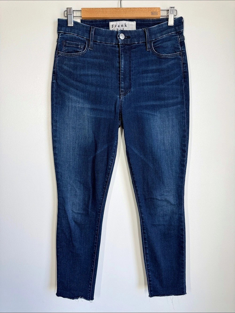 Frank & Eileen Sligo High Rise Raw Hem Jeans Size 28
